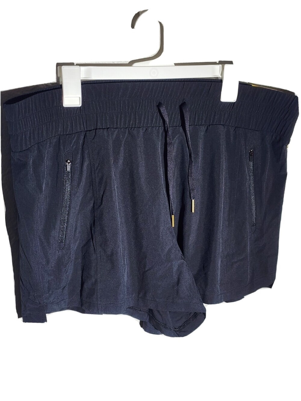 All In Motion Size XXL Stretch Woven Short Black with Zip Pockets